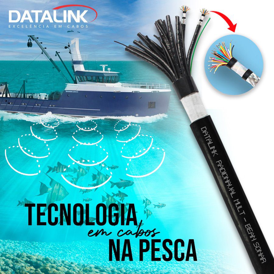 Tecnologia em cabos na pesca!