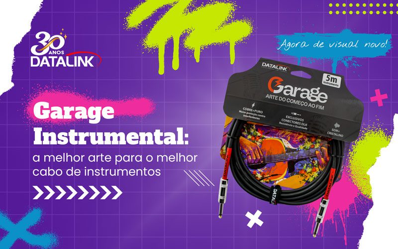 Garage: a melhor arte para o melhor cabo de instrumentos