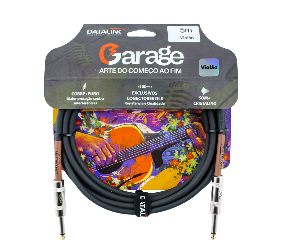 Cabos para instrumentos musicais linha Garage - Cabos montados - Sonorização