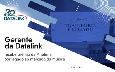 Gerente da Datalink recebe prêmio da Anafima por legado ao mercado da música