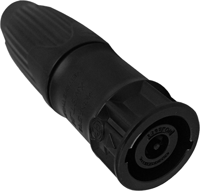 Conector Som SpeakOn macho 8 pinos, Metálico,  (Neutrik NLT8MXX-BAG)