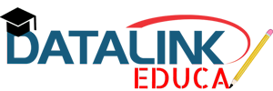 Logo-Datalink-Educa Logotipo da DATALINK EDUCA, apresentando o texto ‘DATALINK’ em letras maiúsculas azuis e ‘EDUCA’ em letras maiúsculas vermelhas. Um chapéu de formatura preto estilizado está acima do texto ‘DATALINK’, e um lápis amarelo e vermelho aponta para o texto ‘EDUCA’, simbolizando educação e aprendizado.