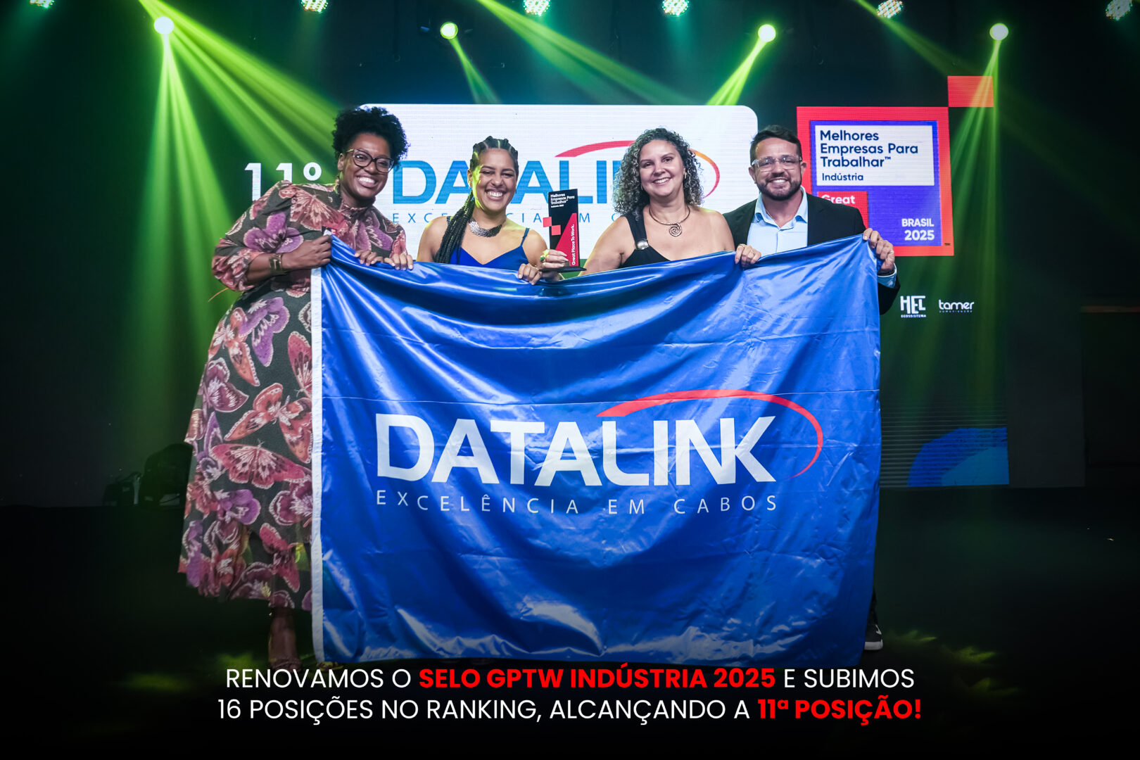 RENOVAMOS O SELO GPTW E SUBIMOS 16 POSIÇÕES NO RANKING, ALCANÇANDO A 11ª POSIÇÃO!